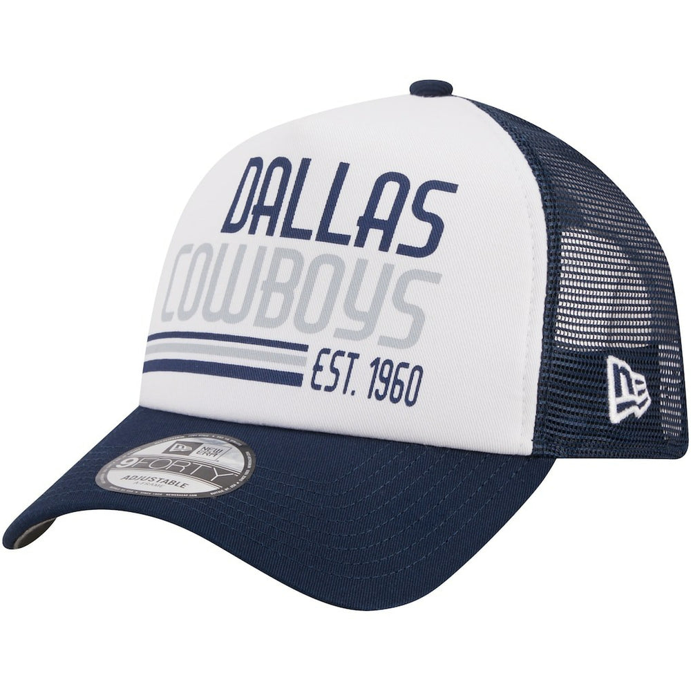 Stacked A-Frame Trucker 9FORTY Adjustable Hat - Dallas Cowboys Hats