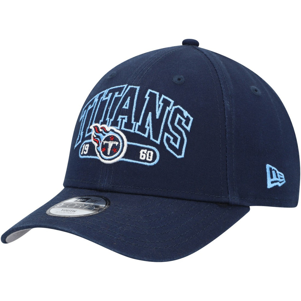 Youth Outline 9FORTY Adjustable Hat - Tennessee Titans Hats