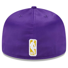 New Era Los Angeles Lakers Throwback Satin 59FIFTY Fitted Hat