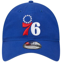 New Era Philadelphia 76ers Distinct Side Patch Trucker 9TWENTY Adjustable Hat