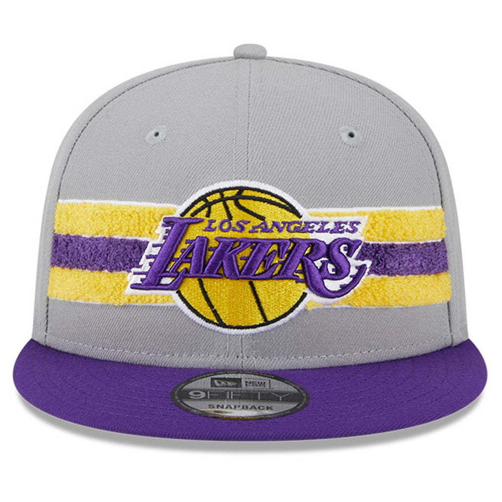 New Era Los Angeles Lakers Chenille Band 9FIFTY Snapback Hat