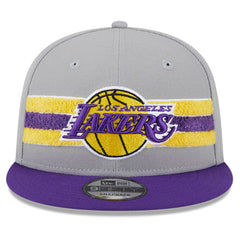 New Era Los Angeles Lakers Chenille Band 9FIFTY Snapback Hat