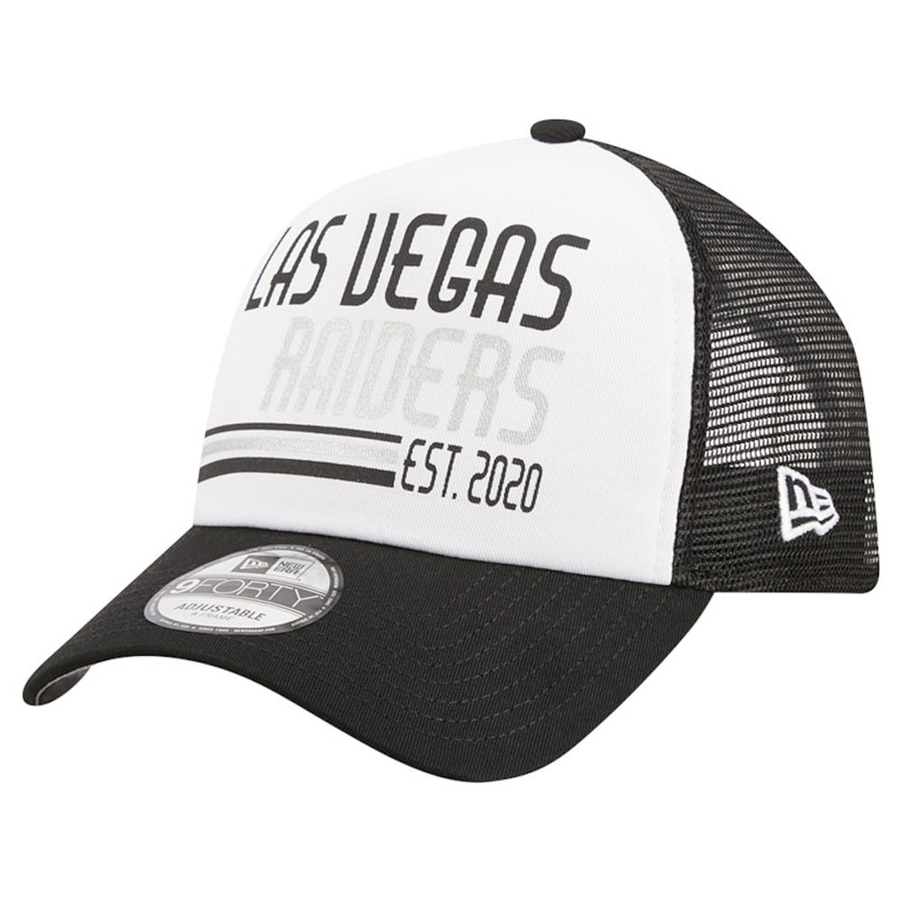 Stacked A-Frame Trucker 9FORTY Adjustable Hat - Las Vegas Raiders Hats