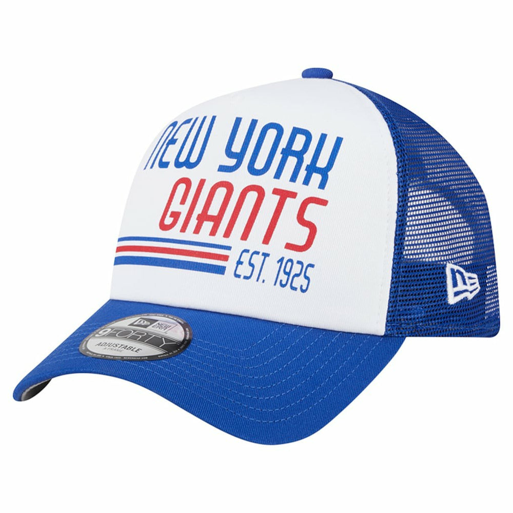 Stacked A-Frame Trucker 9FORTY Adjustable Hat - New York Giants Hats