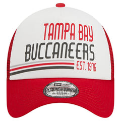 Stacked A-Frame Trucker 9FORTY Adjustable Hat - Tampa Bay Buccaneers Hats