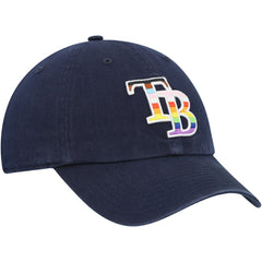 Navy Tampa Bay Rays '47 Team Pride Clean Up Adjustable Hat