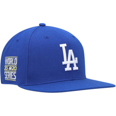 Royal Los Angeles Dodgers '47 2020 World Series Sure Shot Captain Snapback Hat