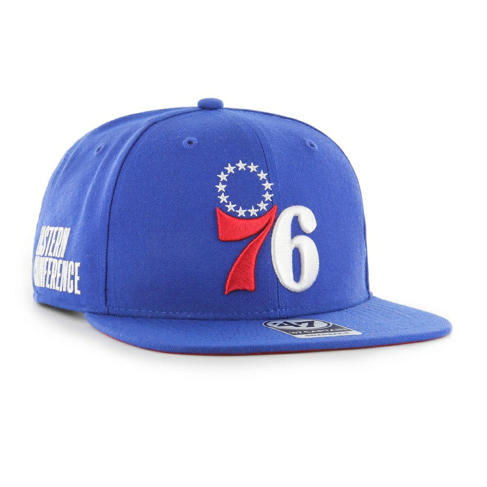 47 brand Philadelphia 76ers '47 Sure Shot Captain Snapback Hat