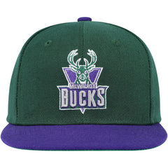Mitchell & Ness Milwaukee Bucks Youth Two-Tone Snapback Hat