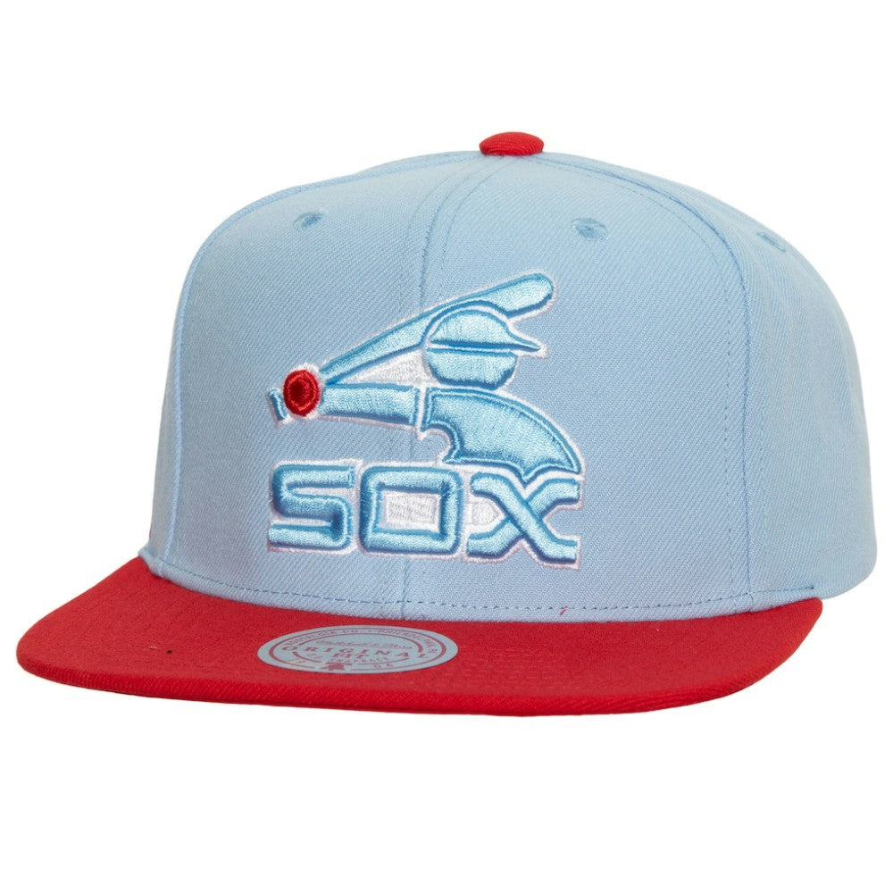 Light Blue/Red Chicago White Sox Mitchell & Ness Hometown Snapback Hat