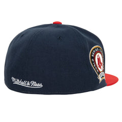 Red/ Boston Red Sox Mitchell & Ness Bases Loaded Fitted Hat