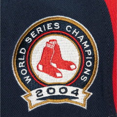 Red/ Boston Red Sox Mitchell & Ness Bases Loaded Fitted Hat