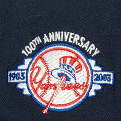 Navy/Gray New York Yankees Mitchell & Ness Bases Loaded Fitted Hat