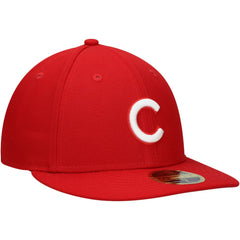 Scarlet Chicago Cubs New Era Low Profile 59FIFTY Fitted Hat