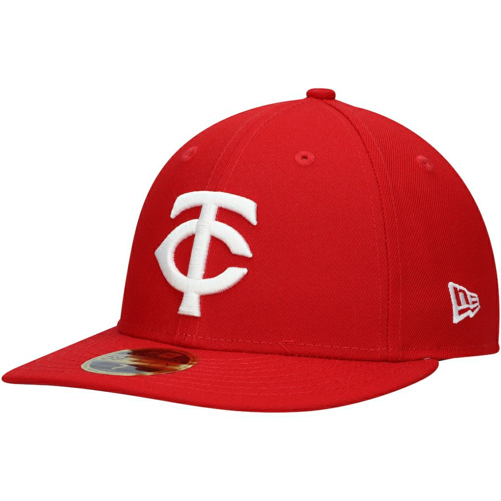 Scarlet Minnesota Twins New Era Low Profile 59FIFTY Fitted Hat