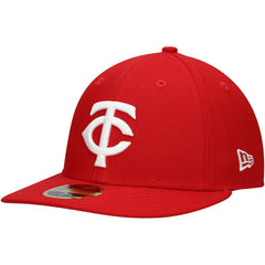 Scarlet Minnesota Twins New Era Low Profile 59FIFTY Fitted Hat