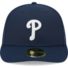Navy Philadelphia Phillies New Era Oceanside Low Profile 59FIFTY Fitted Hat