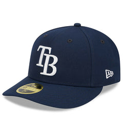 Navy Tampa Bay Rays New Era Oceanside Low Profile 59FIFTY Fitted Hat
