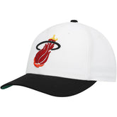 Mitchell & Ness Miami Heat Hardwood Classics Core 2-Tone 2.0 Pro Snapback Hat
