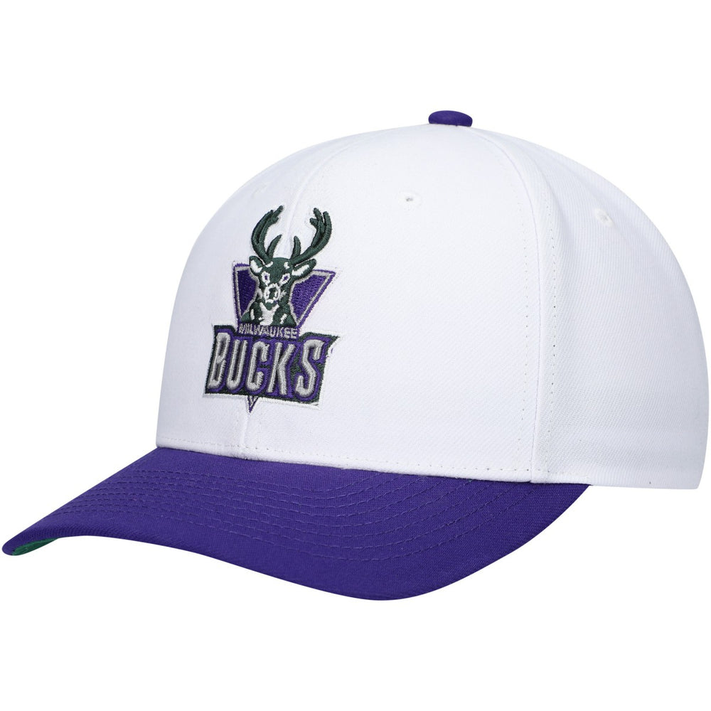 Mitchell & Ness Milwaukee Bucks Hardwood Classics Core 2-Tone 2.0 Pro Snapback Hat