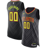 Nike Atlanta Hawks Authentic Custom Jersey Black