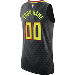 Nike Atlanta Hawks Authentic Custom Jersey Black