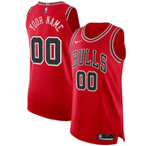 Nike Chicago Bulls Authentic Custom Jersey Red sale