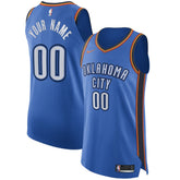 Nike Oklahoma City Thunder Authentic Custom Jersey Blue