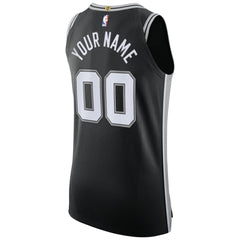 Nike San Antonio Spurs Authentic Custom Jersey Black