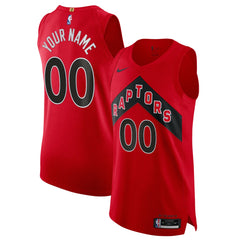 Nike Toronto Raptors 2020/21 Authentic Custom Jersey Red