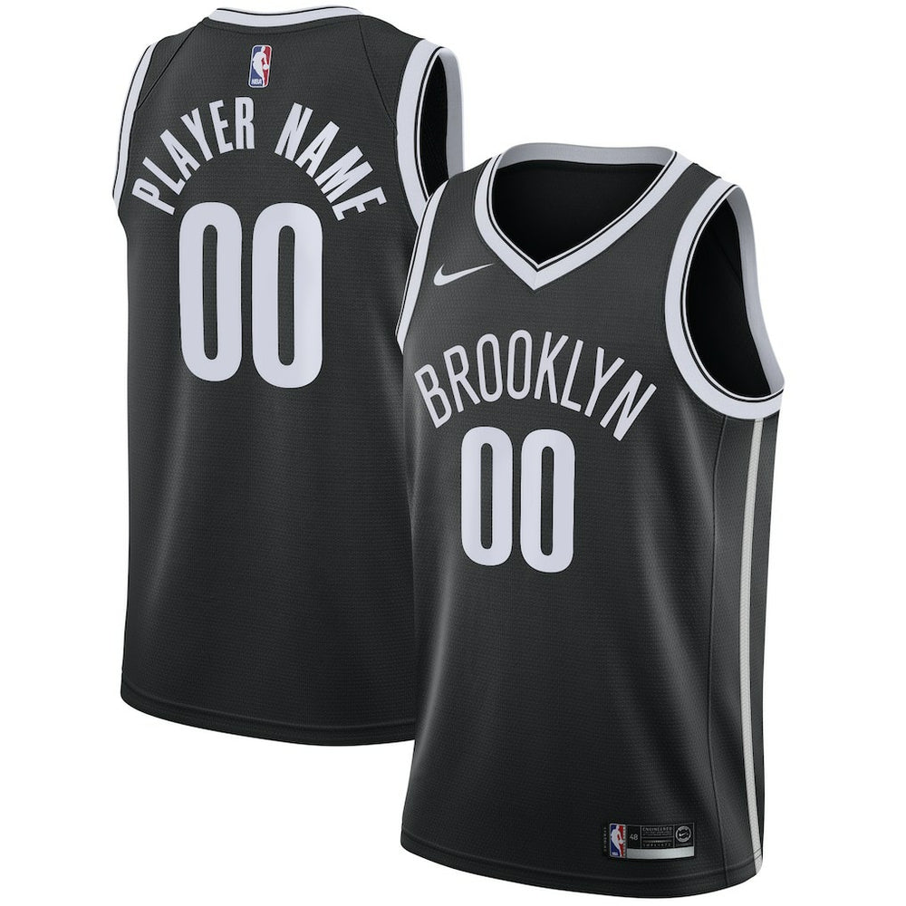 Nike Brooklyn Nets Swingman Custom Jersey Black