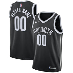 Nike Brooklyn Nets Swingman Custom Jersey Black