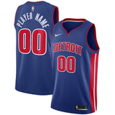Nike Detroit Pistons Swingman Custom Jersey Blue sale