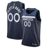 Nike Minnesota Timberwolves Swingman Custom Jersey Navy