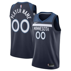 Nike Minnesota Timberwolves Swingman Custom Jersey Navy