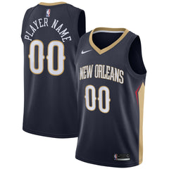 Nike New Orleans Pelicans Swingman Custom Jersey Navy