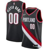 Nike Portland Trail Blazers Swingman Custom Jersey Black