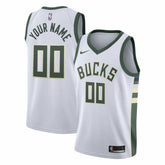 Nike Milwaukee Bucks Swingman Custom Jersey White