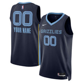 Nike Memphis Grizzlies Unisex Swingman Custom Jersey Navy