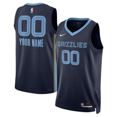 Nike Memphis Grizzlies Unisex Swingman Custom Jersey Navy