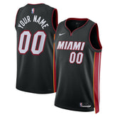 Nike Miami Heat Unisex Swingman Custom Jersey Black