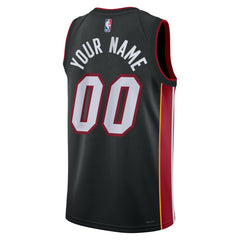 Nike Miami Heat Unisex Swingman Custom Jersey Black