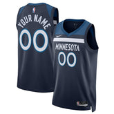 Nike Minnesota Timberwolves Unisex Swingman Custom Jersey Navy