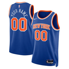 Nike New York Knicks Unisex Swingman Custom Jersey Blue