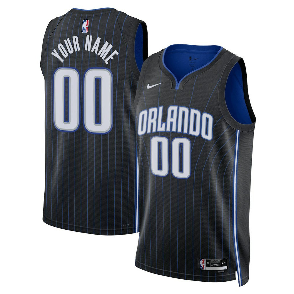 Nike Orlando Magic Unisex Swingman Custom Jersey Black