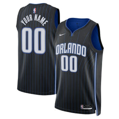 Nike Orlando Magic Unisex Swingman Custom Jersey Black