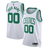 Nike Boston Celtics Unisex Swingman Custom Jersey White
