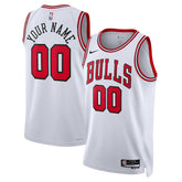 Nike Chicago Bulls Unisex Swingman Custom Jersey White