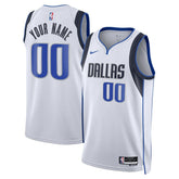 Nike Dallas Mavericks Unisex Swingman Custom Jersey White sale