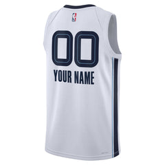 Nike Memphis Grizzlies Unisex Swingman Custom Jersey White